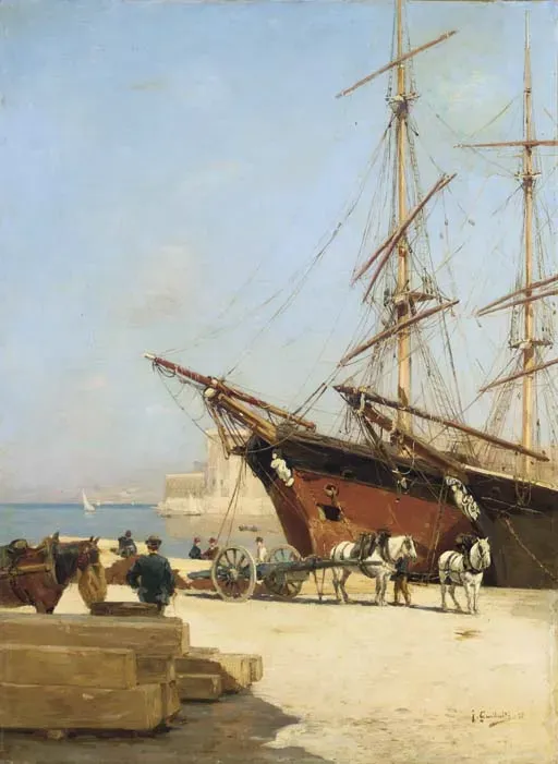 (Joseph Garibaldi - Le port de Marseille