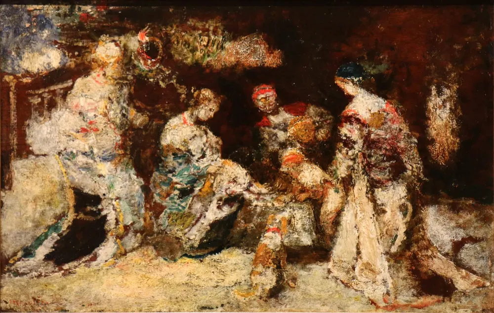 Adolphe Monticelli, Scène de Parc